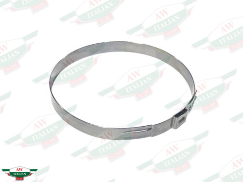 silver round hose clamp