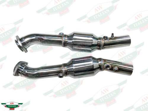 silver metal exhaust pipes