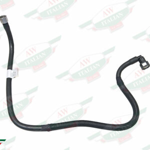 black hose on white background