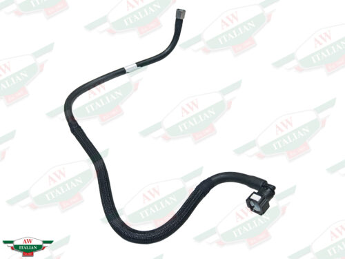 black hose on white background