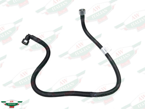 black hose on white background