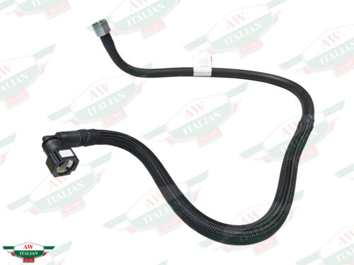 black hose on white background