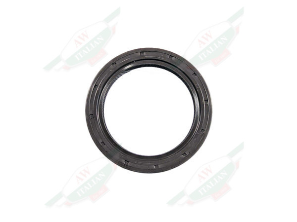 dark brown circle on white background