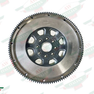 metal circle with holes in center and teeth on outer edge
