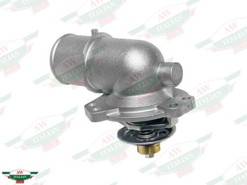 L shaped aluminum thermostat housing