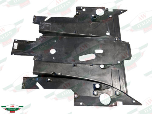 black plastic undertray with holes