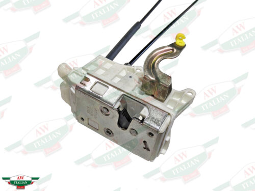 door lock with black cables