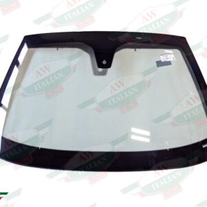 windshield with black border on white background