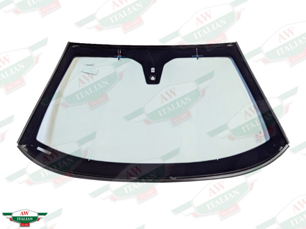 windshield with black border on white background