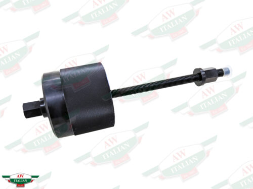 black rod with large cylinder attached