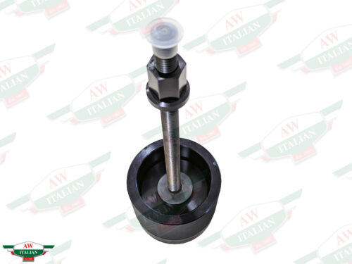 black rod with large cylinder attached