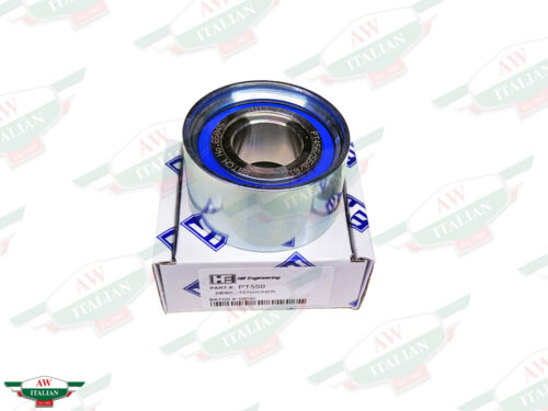 metal pulley with white box