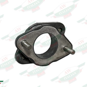 metal object with black rubber coating on white background