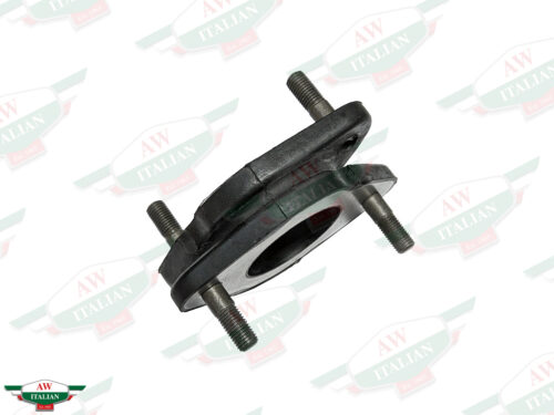 metal object with black rubber coating on white background