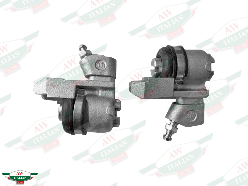grey and black wheel cylinders on white background