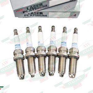 6 ngk spark plugs with grey box