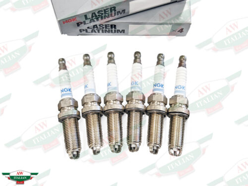 6 ngk spark plugs with grey box
