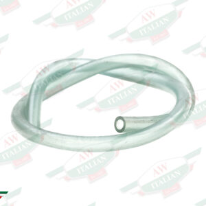 clear tube on white background