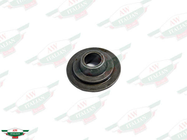 grey metal round stepped cap