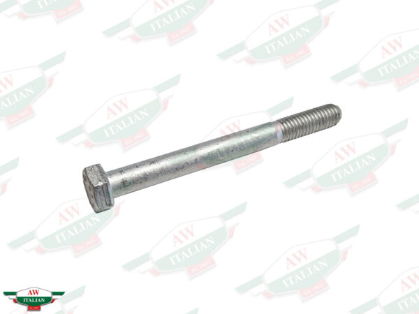grey long threaded hex bolt