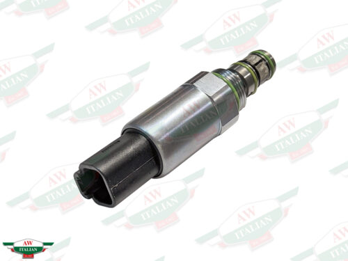 grey metal cylinder with black plastic end and green rings