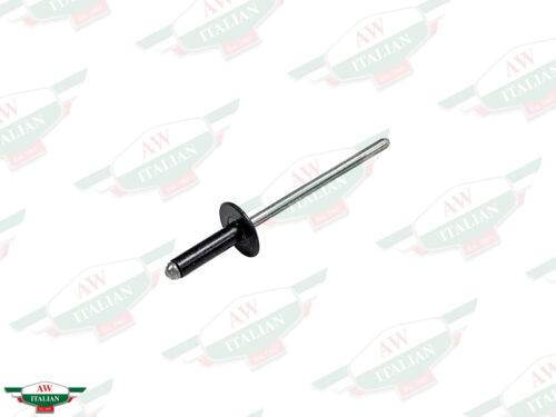 black and silver rivet