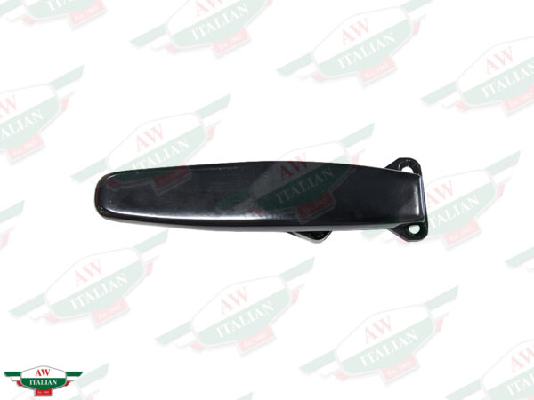 black metal handle