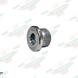 silver threaded plug
