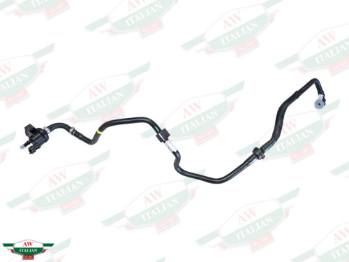 black rubber hose with lots of bends