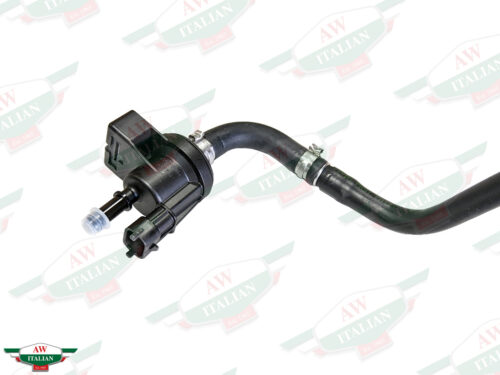 black rubber hose with lots of bends