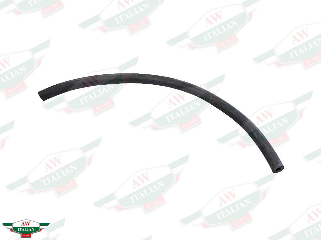 black rubber hose curved
