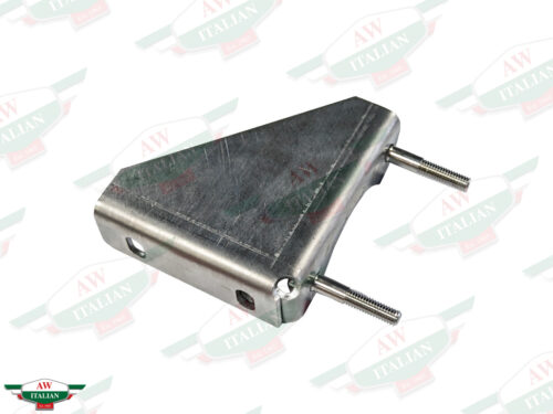 metal trinagle bracket with 2 threaded studs