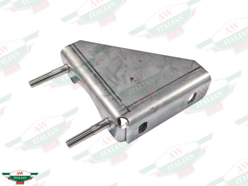 metal trinagle bracket with 2 threaded studs