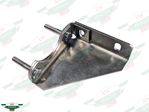 metal trinagle bracket with 2 threaded studs