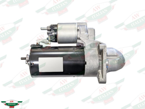 starter motor bosch black and silver
