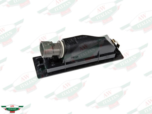 black and clear plastic rectangular lamp