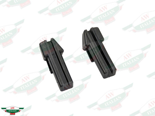 two rubber rectangular seals