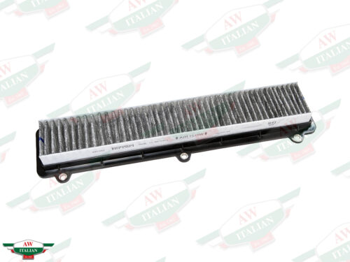 rectangular grey and white filter element