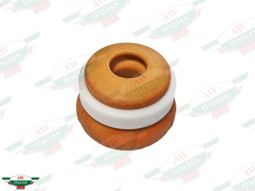 orange and white round rubber pad