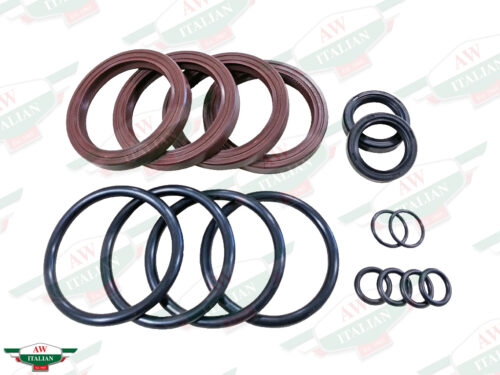 brown and black circles on white background