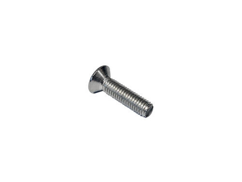 silver threaded screw