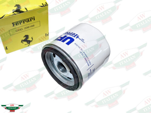 white ufi oil filter with yellow box