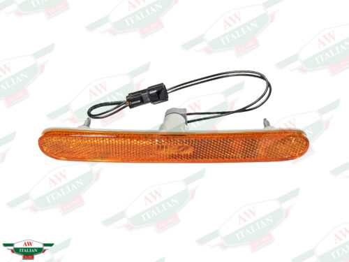 amber side marker rectangular with black wire