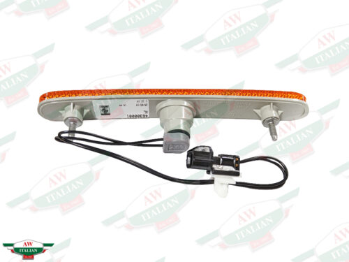 amber side marker rectangular with black wire