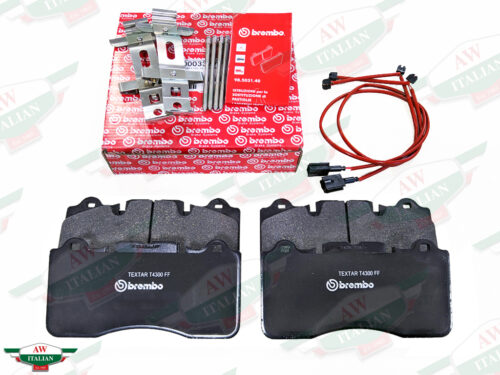 brembo brake pads with red box and red wires