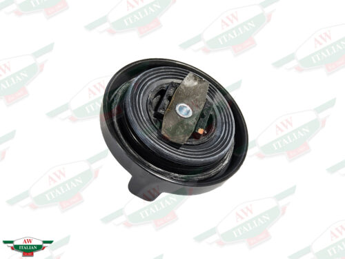 black plastic round oil cap