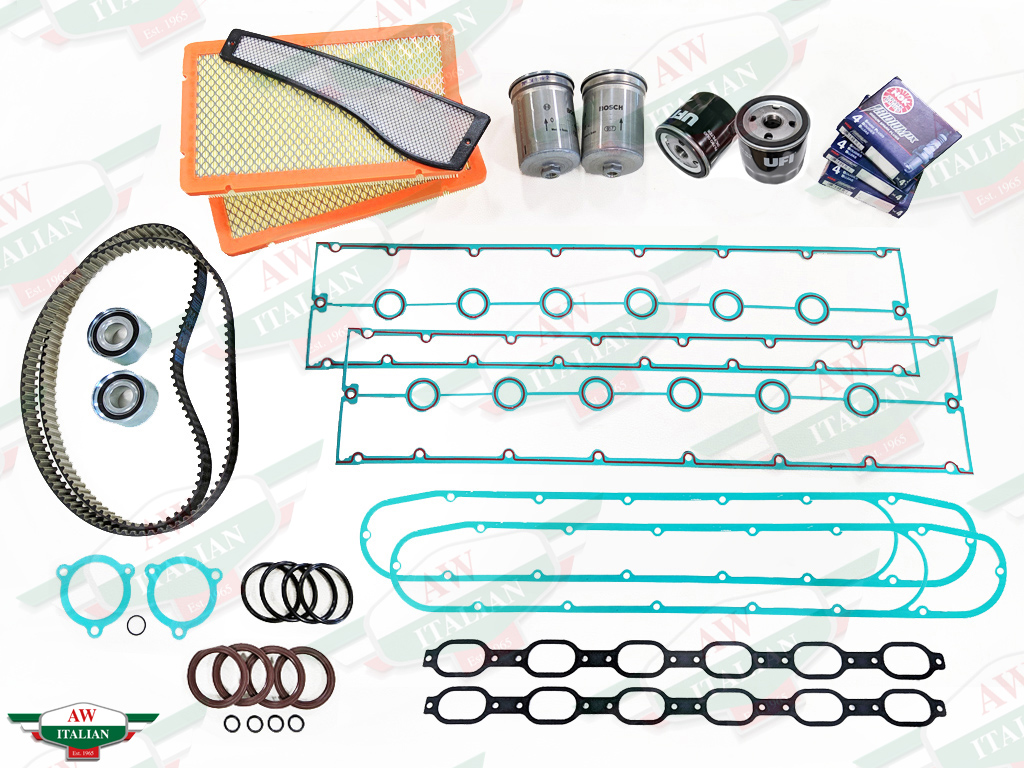 service kit with belts green gaskets and filters