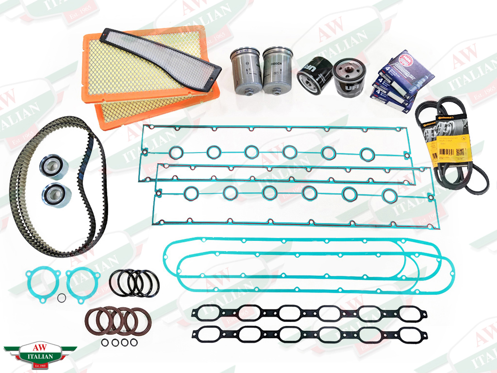 service kit with belts green gaskets and filters