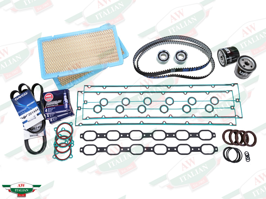 service kit with belts green gaskets and filters