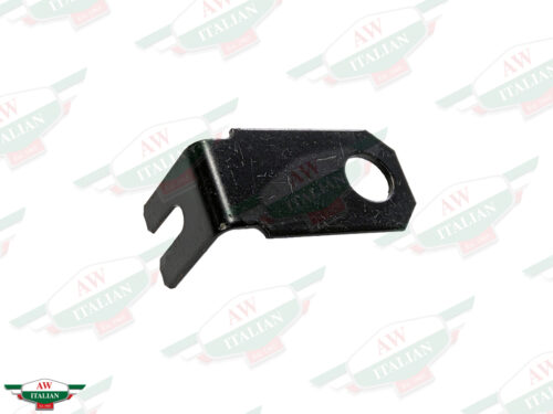 black metal bracket with hole